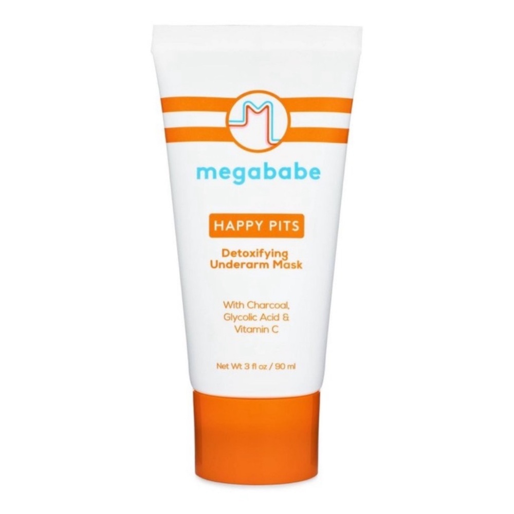 Megababe Happy Pits Detoxifying Underarm Mask, 3 fl. oz. NEW